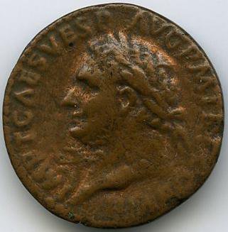 аверс Римская империя · Titus · I в.