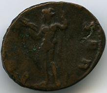 Римская империя · Gallienus · II в., реверс, Федеральное государственное бюджетное учреждение культуры "Государственный музей изобразительных искусств имени А.С. Пушкина"
