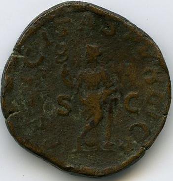 Римская империя · Severus Alexander · II в., реверс, Федеральное государственное бюджетное учреждение культуры "Государственный музей изобразительных искусств имени А.С. Пушкина"