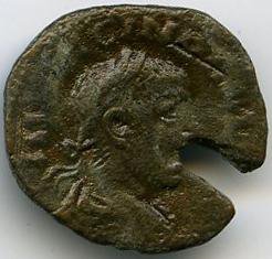 Римская империя · Gallienus · II в., аверс, Федеральное государственное бюджетное учреждение культуры "Государственный музей изобразительных искусств имени А.С. Пушкина"