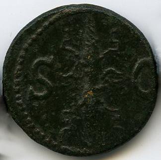 Римская империя · Tiberius · I в., реверс, Федеральное государственное бюджетное учреждение культуры "Государственный музей изобразительных искусств имени А.С. Пушкина"