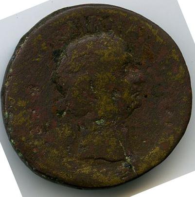 аверс Римская империя · Trajan · Sestertius · I в.