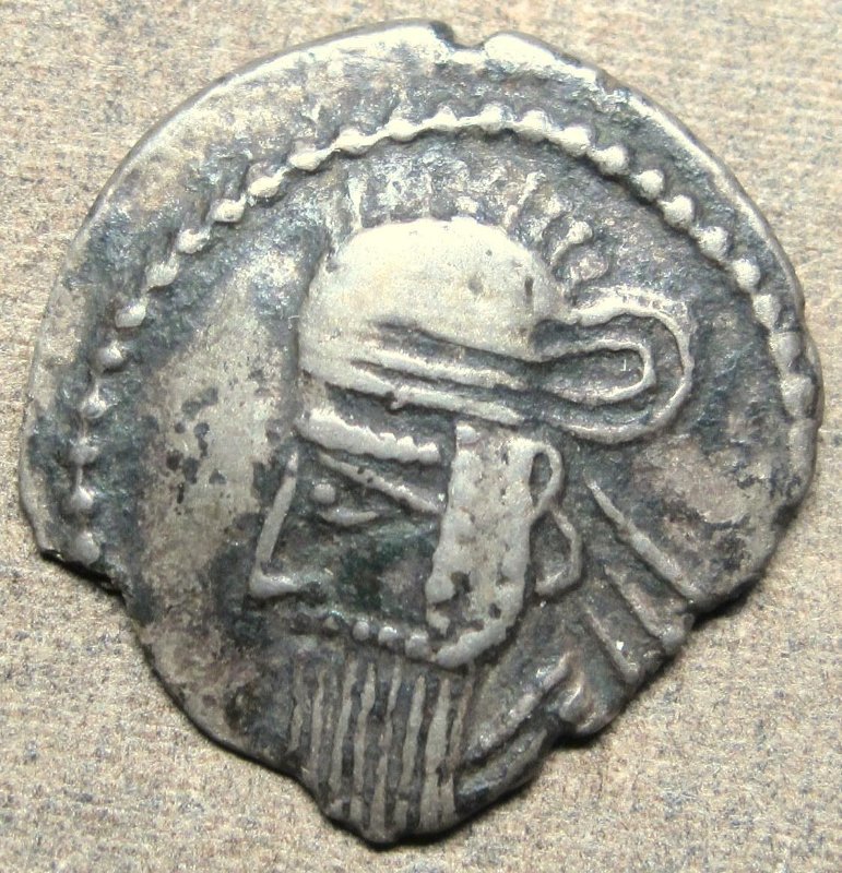 Античная монета · Drachma · I в., реверс, Федеральное государственное бюджетное учреждение культуры "Государственный музей искусства народов Востока"