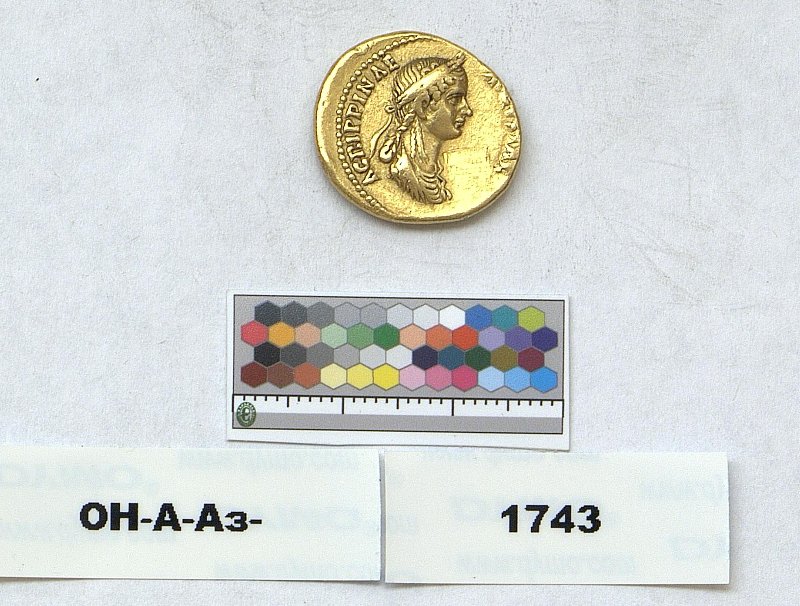 Римская империя · Claudius · Aureus · I в., Федеральное государственное бюджетное учреждение культуры "Государственный Эрмитаж"