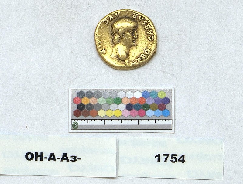 Римская империя · Nero · Aureus · I в., Федеральное государственное бюджетное учреждение культуры "Государственный Эрмитаж"