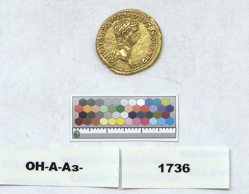 Римская империя · Claudius · Aureus · I в., Федеральное государственное бюджетное учреждение культуры "Государственный Эрмитаж"
