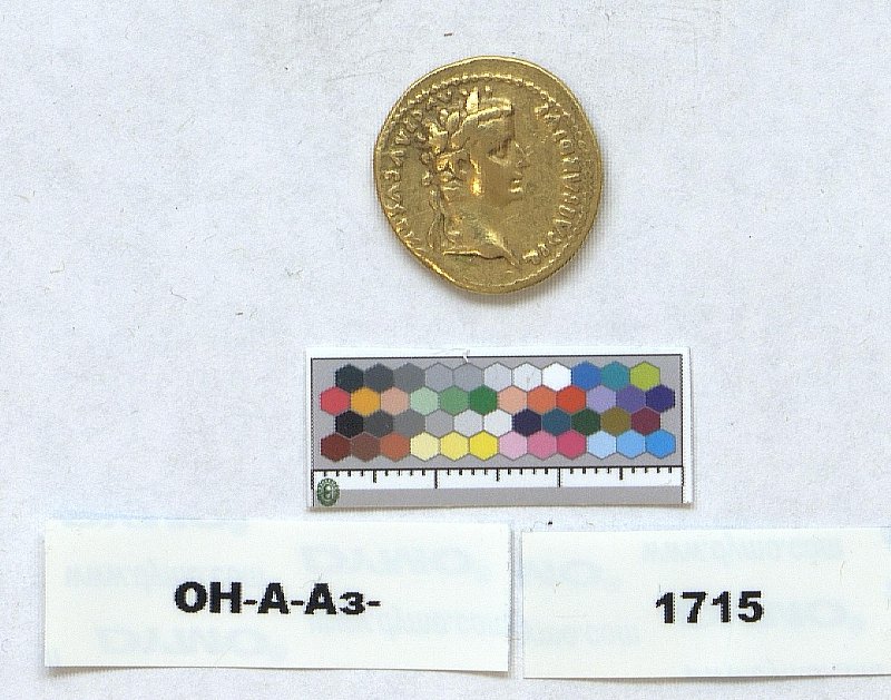 Римская империя · Tiberius · Aureus · I в., Федеральное государственное бюджетное учреждение культуры "Государственный Эрмитаж"