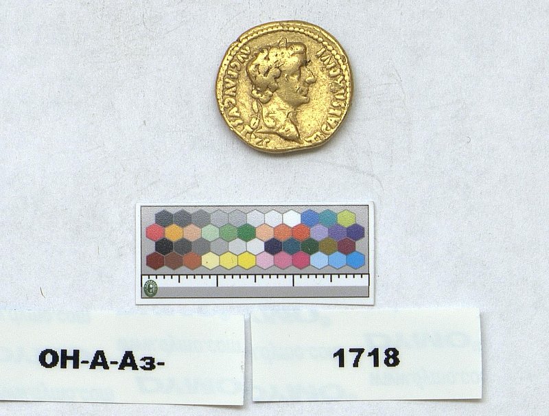Римская империя · Tiberius · Aureus · I в., Федеральное государственное бюджетное учреждение культуры "Государственный Эрмитаж"