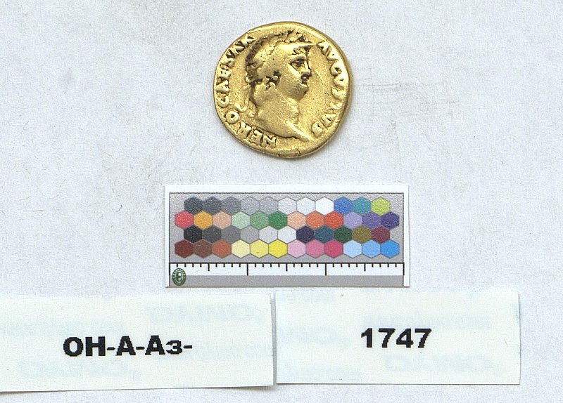Римская империя · Nero · Aureus · I в., Федеральное государственное бюджетное учреждение культуры "Государственный Эрмитаж"