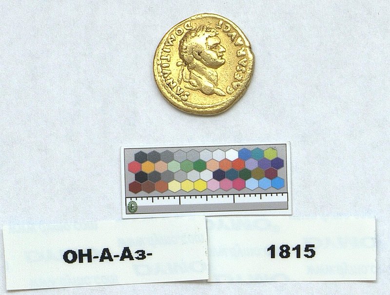Римская империя · Domitian · Aureus · I в., Федеральное государственное бюджетное учреждение культуры "Государственный Эрмитаж"