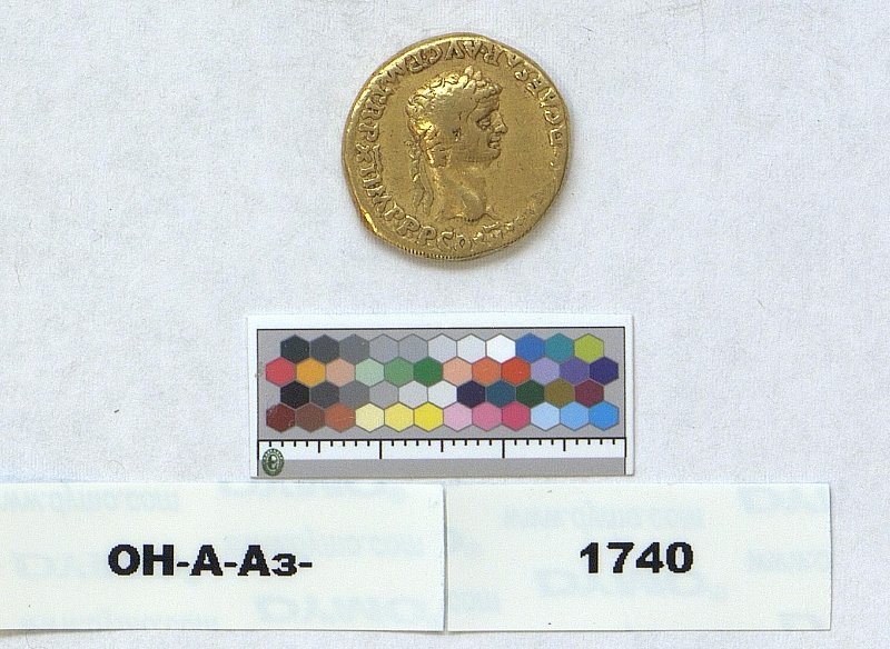 Римская империя · Claudius · Aureus · I в., Федеральное государственное бюджетное учреждение культуры "Государственный Эрмитаж"
