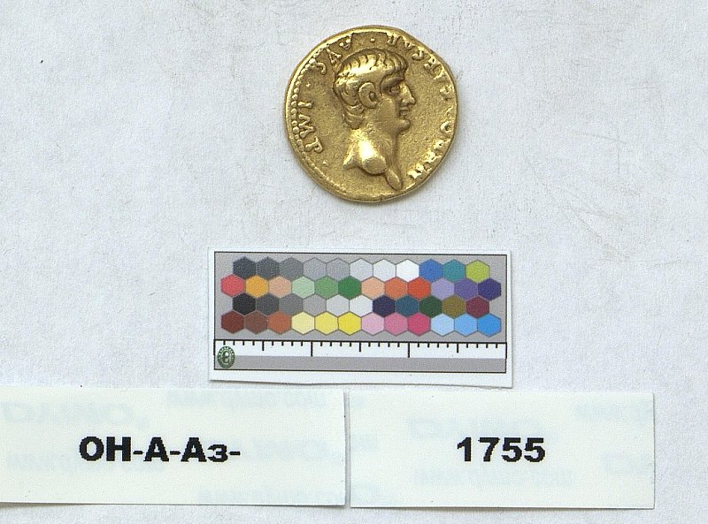 Римская империя · Nero · Aureus · I в., Федеральное государственное бюджетное учреждение культуры "Государственный Эрмитаж"
