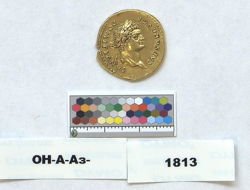 Римская империя · Domitian · Aureus · I в., Федеральное государственное бюджетное учреждение культуры "Государственный Эрмитаж"