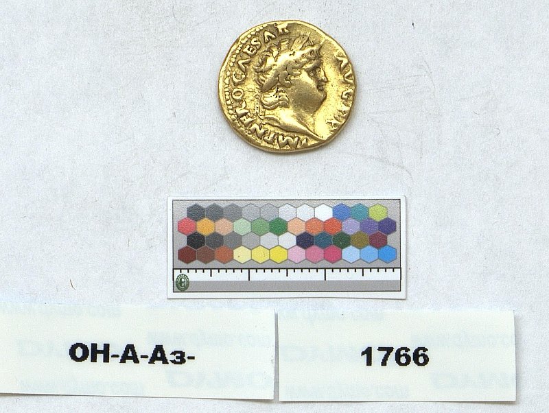 Римская империя · Nero · Aureus · I в., Федеральное государственное бюджетное учреждение культуры "Государственный Эрмитаж"