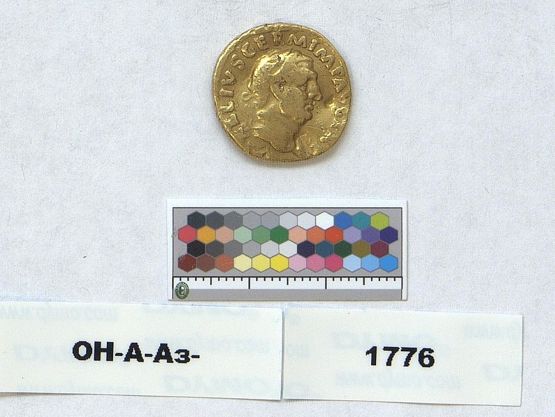 Римская империя · Vitellius · Aureus · I в., Федеральное государственное бюджетное учреждение культуры "Государственный Эрмитаж"