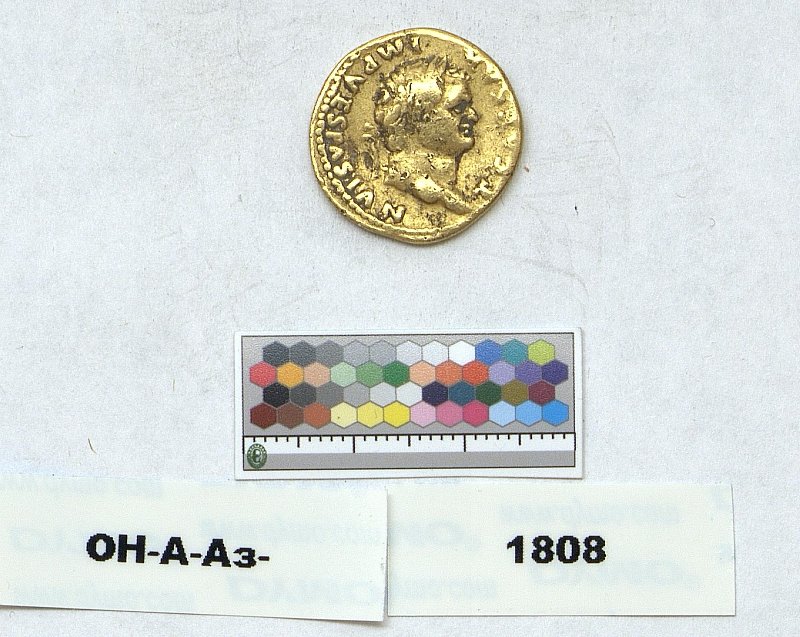 Римская империя · Titus · Aureus · I в., Федеральное государственное бюджетное учреждение культуры "Государственный Эрмитаж"