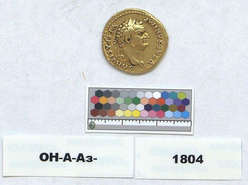Римская империя · Titus · Aureus · I в., Федеральное государственное бюджетное учреждение культуры "Государственный Эрмитаж"