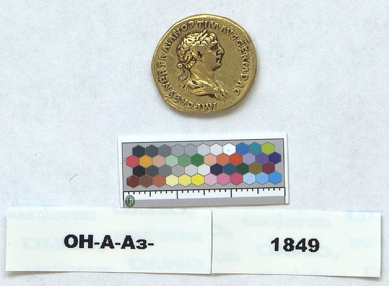 Римская империя · Trajan · Aureus · I в., Федеральное государственное бюджетное учреждение культуры "Государственный Эрмитаж"