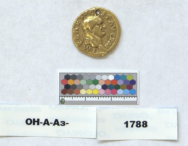 Римская империя · Vespasian · Aureus · I в., Федеральное государственное бюджетное учреждение культуры "Государственный Эрмитаж"