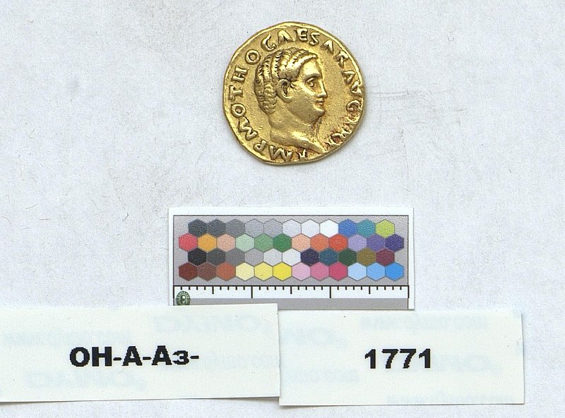 Римская империя · Otho · Aureus · I в., Федеральное государственное бюджетное учреждение культуры "Государственный Эрмитаж"
