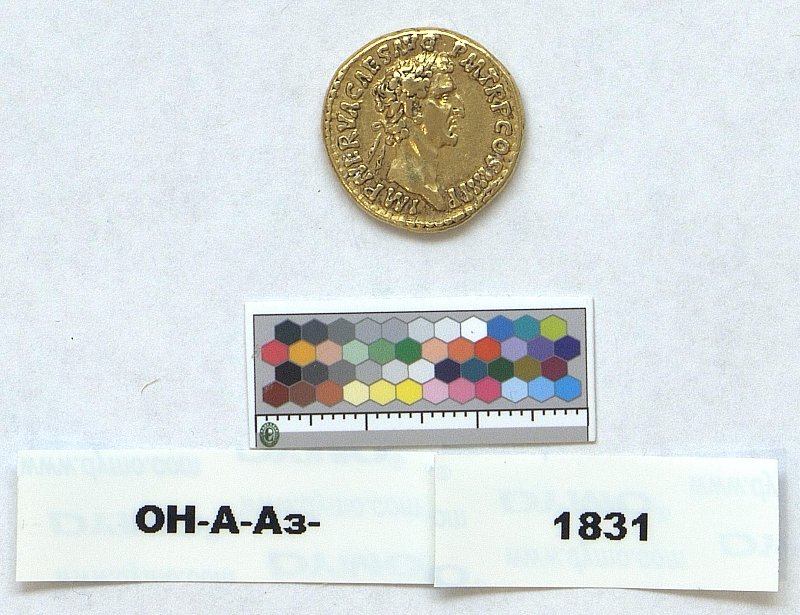 Римская империя · Nerva · Aureus · I в., Федеральное государственное бюджетное учреждение культуры "Государственный Эрмитаж"