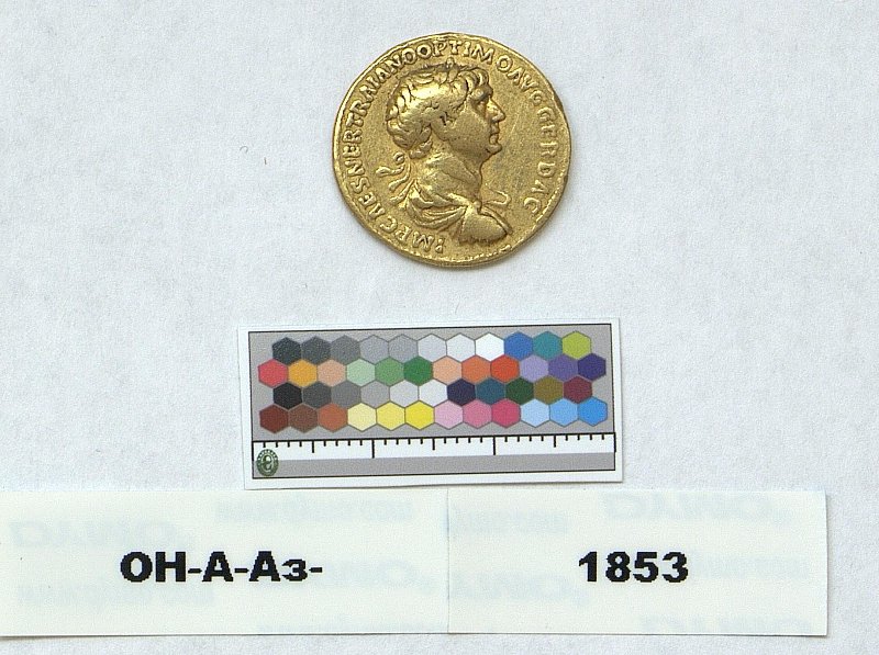Римская империя · Trajan · Aureus · I в., Федеральное государственное бюджетное учреждение культуры "Государственный Эрмитаж"