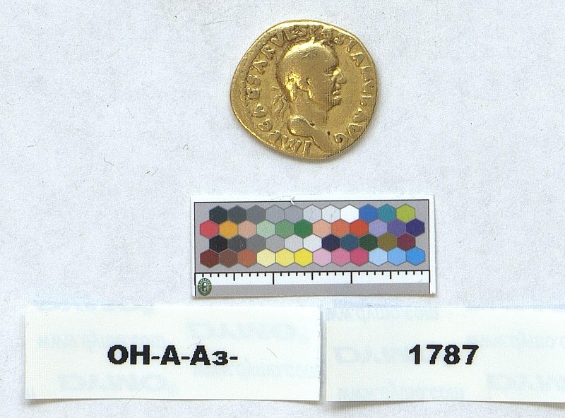 Римская империя · Vespasian · Aureus · I в., Федеральное государственное бюджетное учреждение культуры "Государственный Эрмитаж"