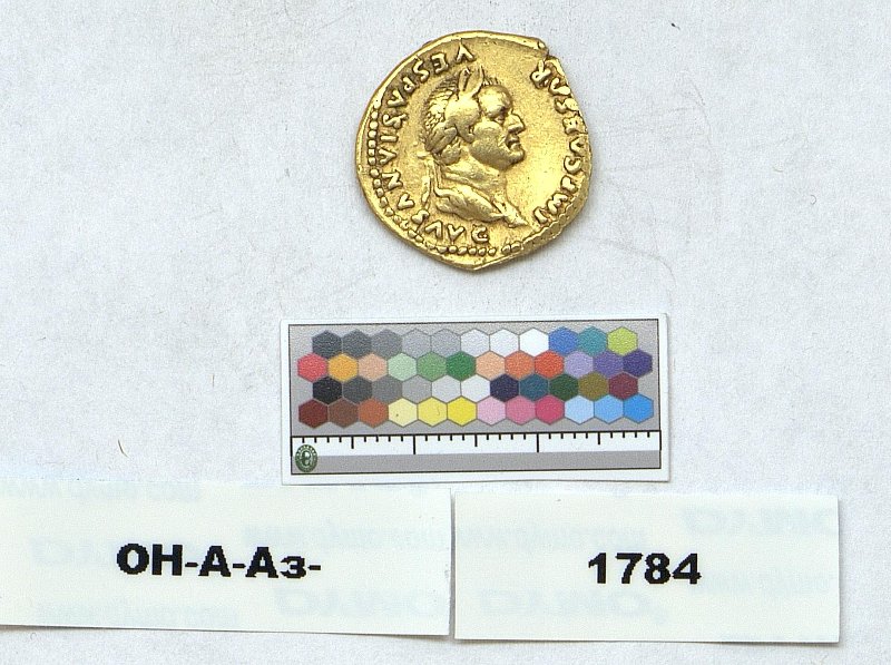 Римская империя · Vespasian · Aureus · I в., Федеральное государственное бюджетное учреждение культуры "Государственный Эрмитаж"
