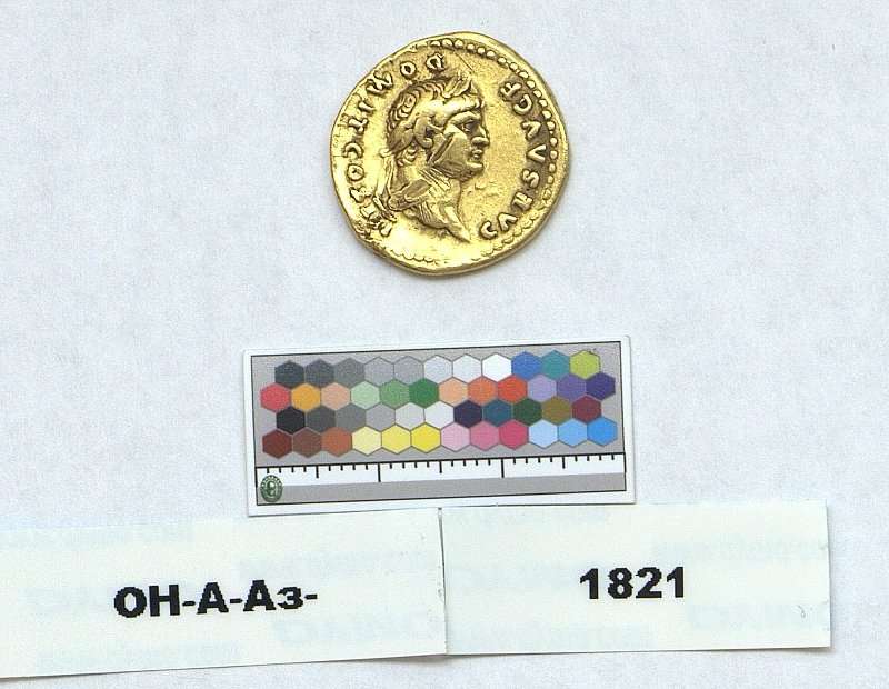 Римская империя · Domitian · Aureus · I в., Федеральное государственное бюджетное учреждение культуры "Государственный Эрмитаж"