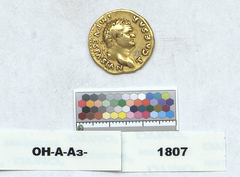 Римская империя · Titus · Aureus · I в., Федеральное государственное бюджетное учреждение культуры "Государственный Эрмитаж"