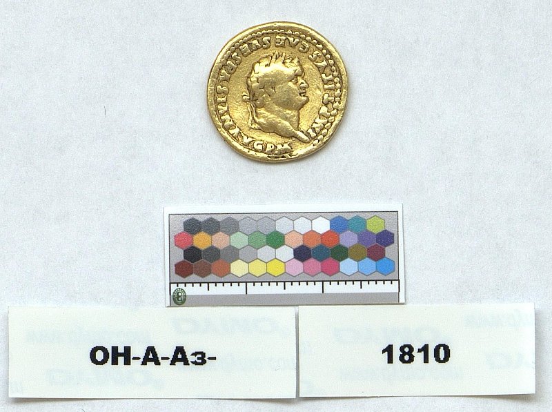 Римская империя · Titus · Aureus · I в., Федеральное государственное бюджетное учреждение культуры "Государственный Эрмитаж"