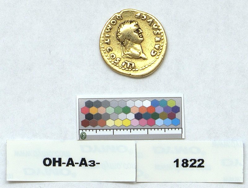 Римская империя · Domitian · Aureus · I в., Федеральное государственное бюджетное учреждение культуры "Государственный Эрмитаж"