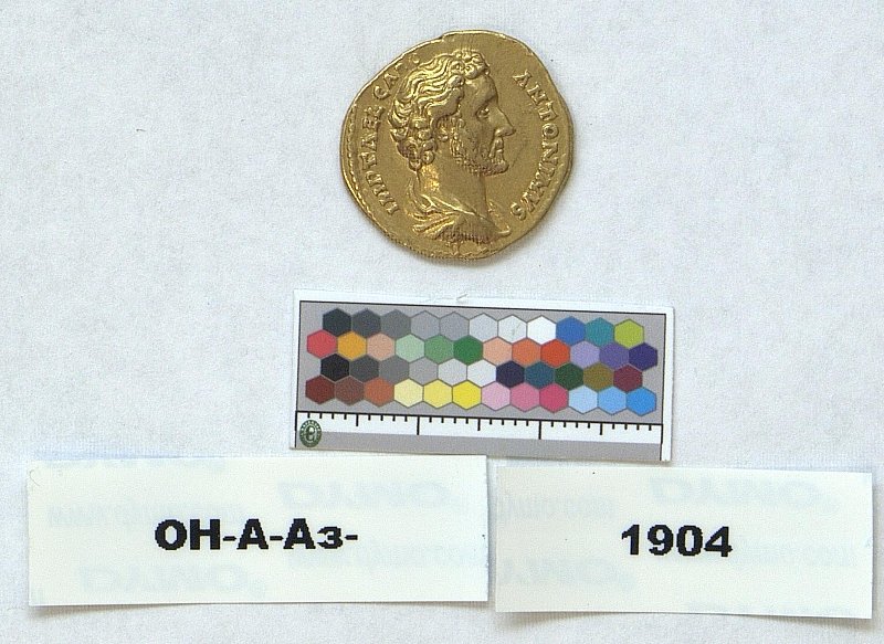 Римская империя · Antoninus Pius · Aureus · I в., Федеральное государственное бюджетное учреждение культуры "Государственный Эрмитаж"
