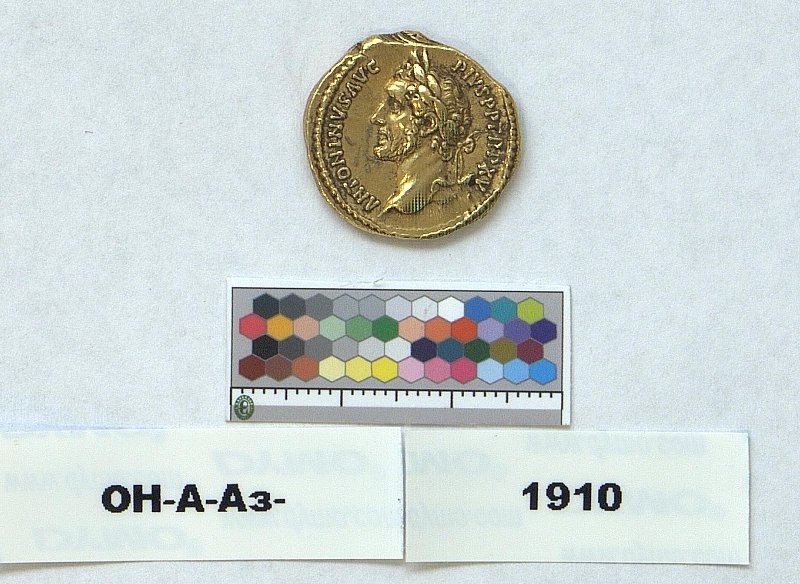 Римская империя · Antoninus Pius · Aureus · I в., Федеральное государственное бюджетное учреждение культуры "Государственный Эрмитаж"
