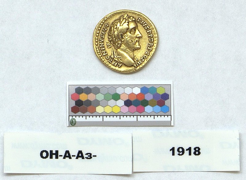 Римская империя · Antoninus Pius · Aureus · I в., Федеральное государственное бюджетное учреждение культуры "Государственный Эрмитаж"