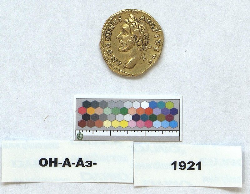 Римская империя · Antoninus Pius · Aureus · I в., Федеральное государственное бюджетное учреждение культуры "Государственный Эрмитаж"