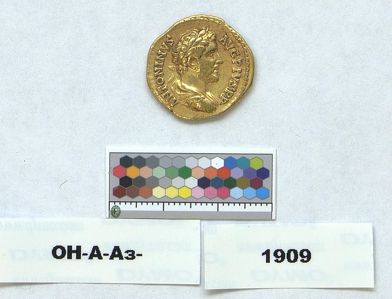 Римская империя · Antoninus Pius · Aureus · I в., Федеральное государственное бюджетное учреждение культуры "Государственный Эрмитаж"