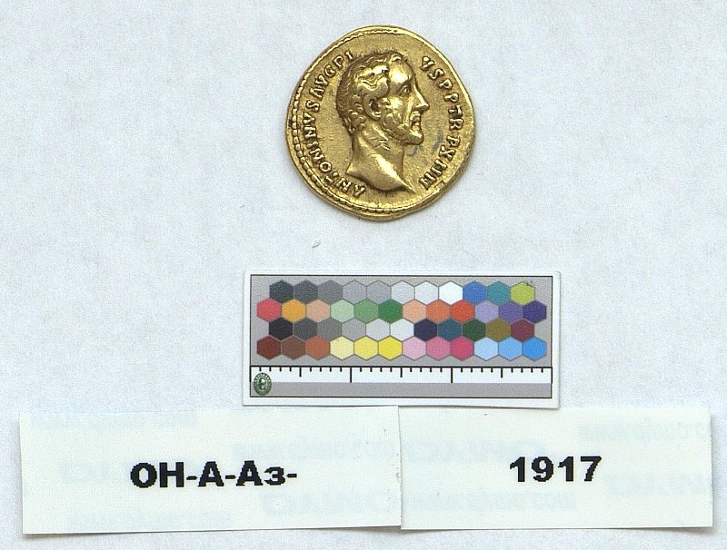 Римская империя · Antoninus Pius · Aureus · I в., Федеральное государственное бюджетное учреждение культуры "Государственный Эрмитаж"