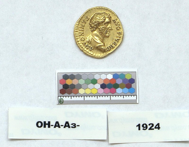 Римская империя · Antoninus Pius · Aureus · I в., Федеральное государственное бюджетное учреждение культуры "Государственный Эрмитаж"