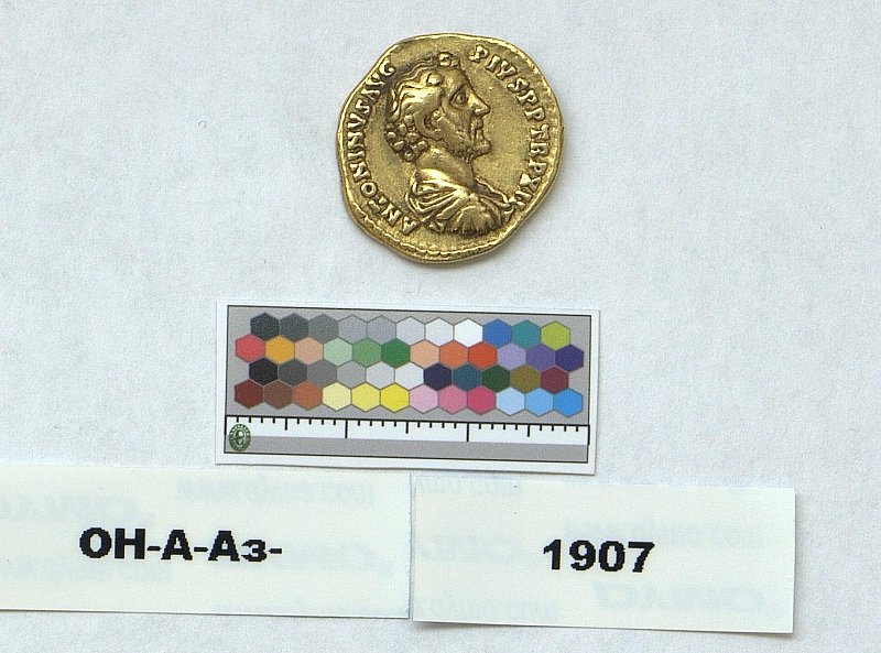 Римская империя · Antoninus Pius · Aureus · I в., Федеральное государственное бюджетное учреждение культуры "Государственный Эрмитаж"