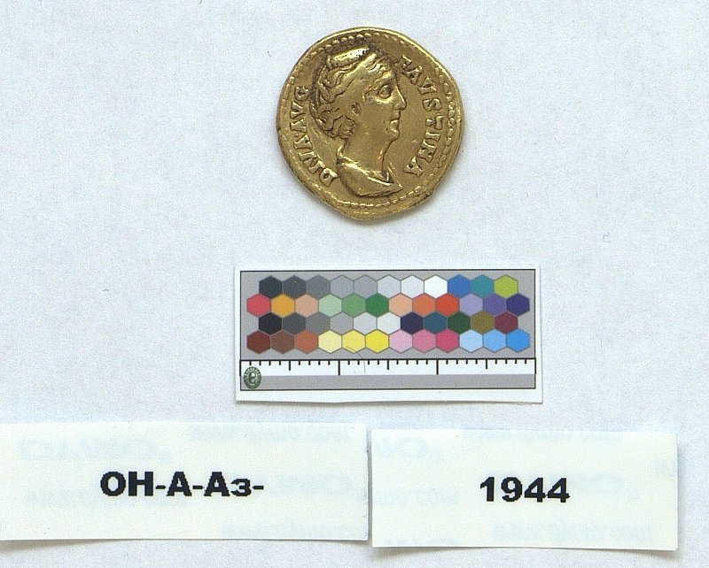 Римская империя · Faustina the Elder · Aureus · I в., Федеральное государственное бюджетное учреждение культуры "Государственный Эрмитаж"