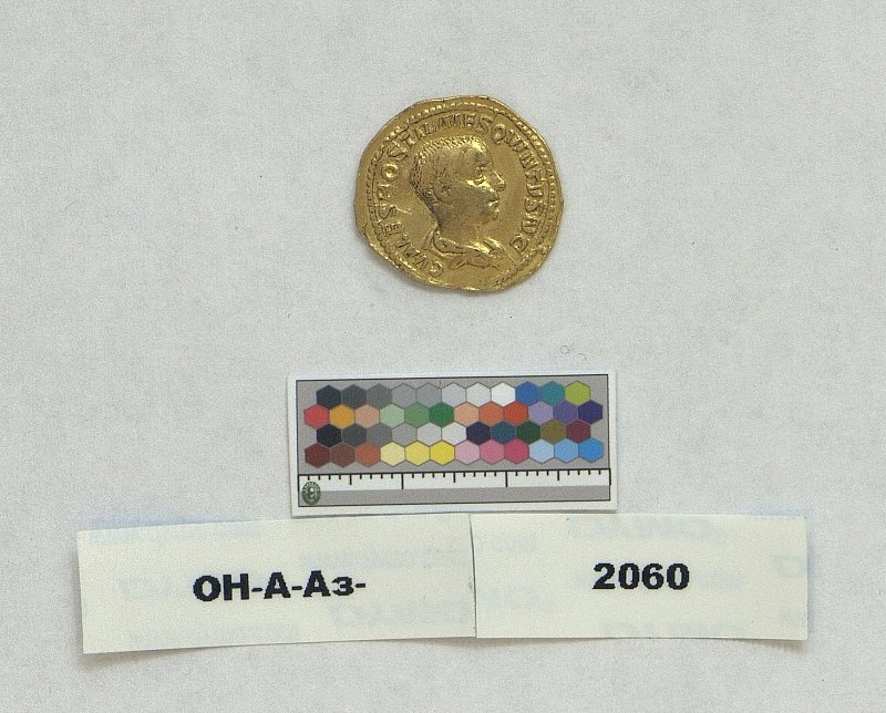 аверс Римская империя · Hostilian · Aureus · II в.