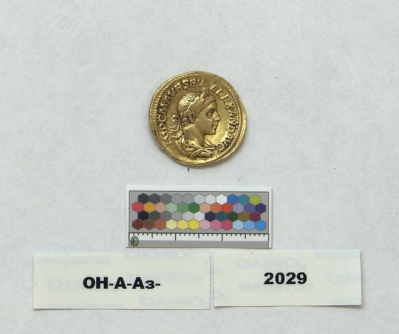 Римская империя · Severus Alexander · Aureus · II в., Федеральное государственное бюджетное учреждение культуры "Государственный Эрмитаж"
