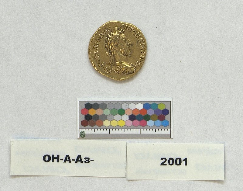 Римская империя · Commodus · Aureus · I в., Федеральное государственное бюджетное учреждение культуры "Государственный Эрмитаж"