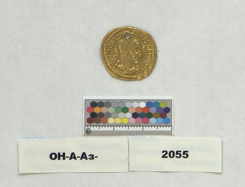 Римская империя · Trajan Decius · Aureus · II в., Федеральное государственное бюджетное учреждение культуры "Государственный Эрмитаж"