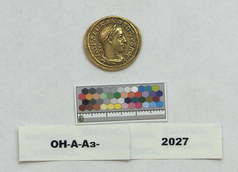 Римская империя · Severus Alexander · Aureus · II в., Федеральное государственное бюджетное учреждение культуры "Государственный Эрмитаж"