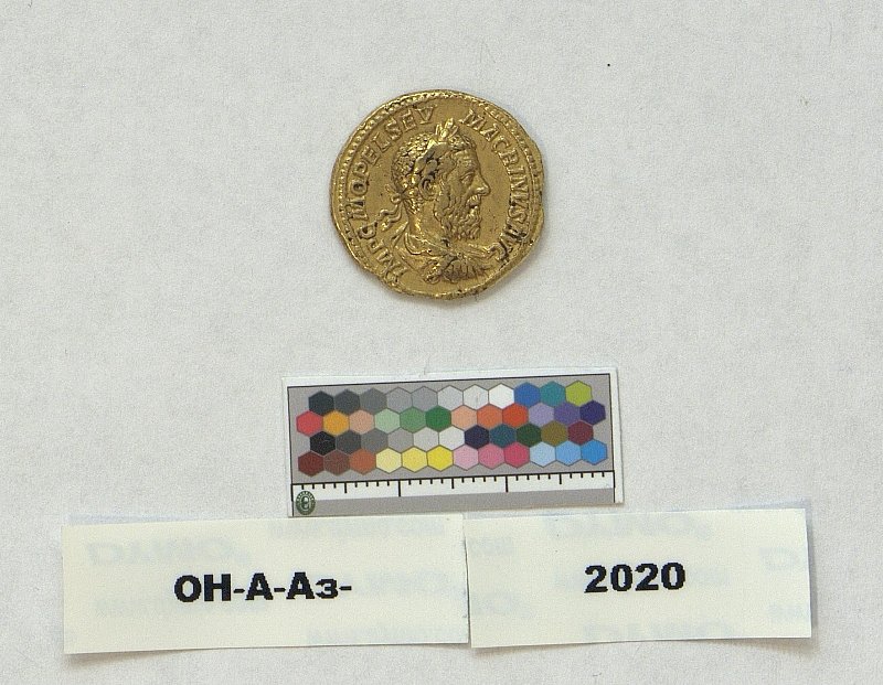 аверс Римская империя · Macrinus · Aureus · II в.