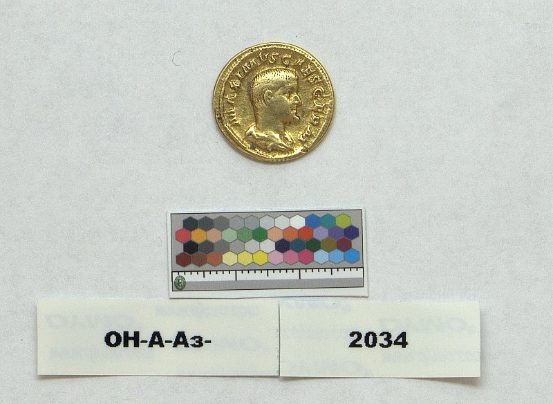 аверс Римская империя · Maximus of Barcelona · Aureus · II в.