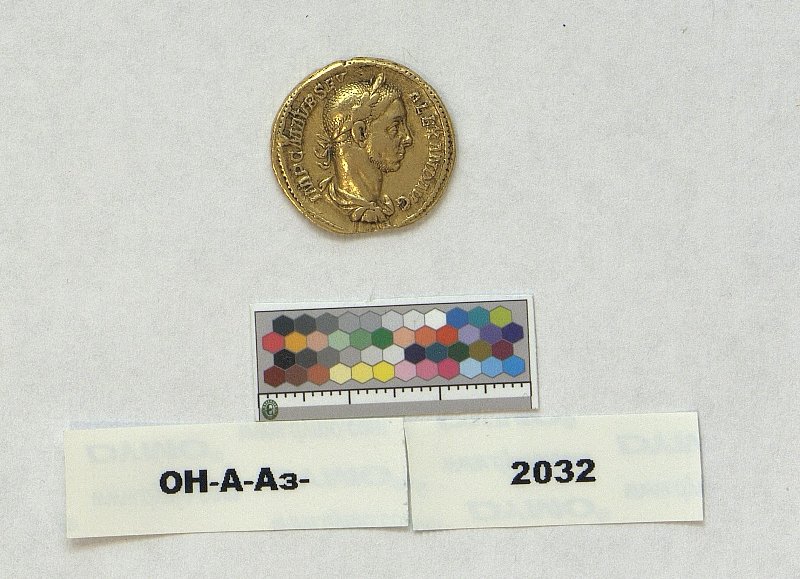 Римская империя · Severus Alexander · Aureus · II в., Федеральное государственное бюджетное учреждение культуры "Государственный Эрмитаж"