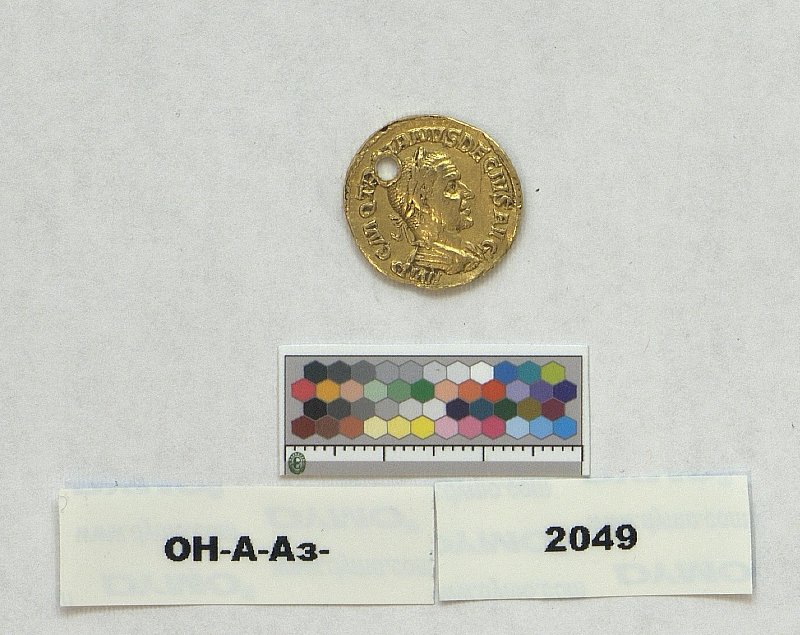 Римская империя · Trajan Decius · Aureus · II в., Федеральное государственное бюджетное учреждение культуры "Государственный Эрмитаж"